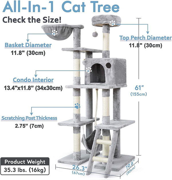 Cat Tree Cat Tower 61